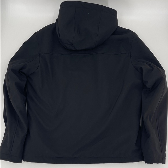 Tommy Hilfiger Men's M Soft Shell Sherpa Lined Hooded Black Performance Jacket - Picture 11 of 12